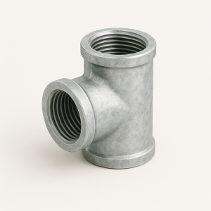 Тройник оцинкованный приварной ДУ 89 в наличии в Смоленске