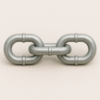 Цепь круглозвенная с буртиком Б2-10х40 в наличии в Смоленске