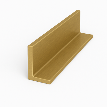 Латунный профиль Г-образный 15 мм ЛС59-1 в наличии в Смоленске