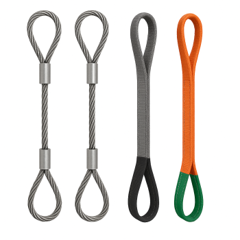 Универсальный строп стальной двухпетлевой опрессовка 1.25 тн 4000 мм УСК1 (СКП) в наличии в Смоленске