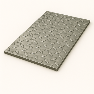 Лист стальной рифленый 5х1500х6000 мм чечевица Ст3сп в наличии в Смоленске