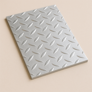 Алюминиевый рифленый лист даймонд 1,2х1200х2500 мм АМг2 в наличии в Смоленске