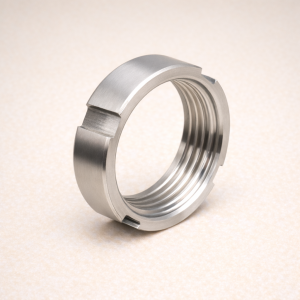 Гайка шлицевая AISI 304 2 1/2" в наличии в Смоленске