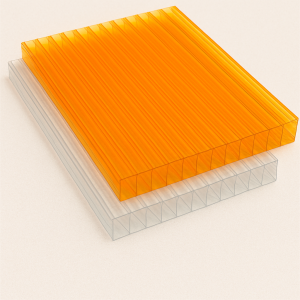 Сотовый поликарбонат 10х2100х12000 мм прозрачный в наличии в Смоленске