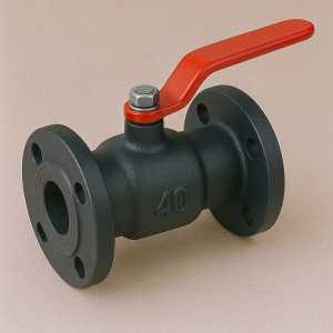 Чугунный кран шаровой проходной фланцевый ДУ 50 РУ 16 ГОСТ 9702-87 в наличии в Смоленске