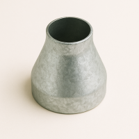 Переход оцинкованный концентрический 133х108 мм