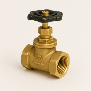 Клапан обратный латунный муфтовый пружинный ДУ 15 в наличии в Смоленске