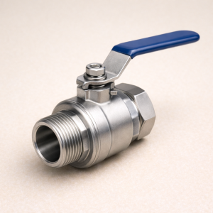 Кран шаровой из 3-х частей S-S AISI 316L 1 1/2" в наличии в Смоленске