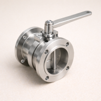 Заслонка 3-х ходовая 3-х фланцевая AISI 304 DN 80 ВР/ВР/ВР