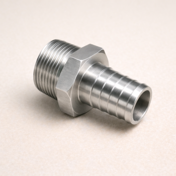 Конический штуцер приварной AISI 304 DIN 11851 52х1,5 мм в наличии в Смоленске